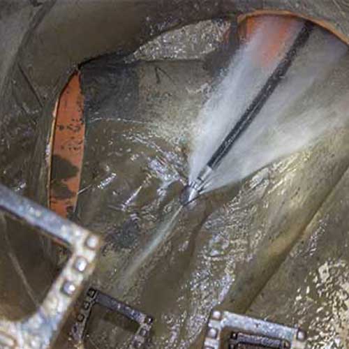 Sewer Cleansing - High-pressure-water-jetting